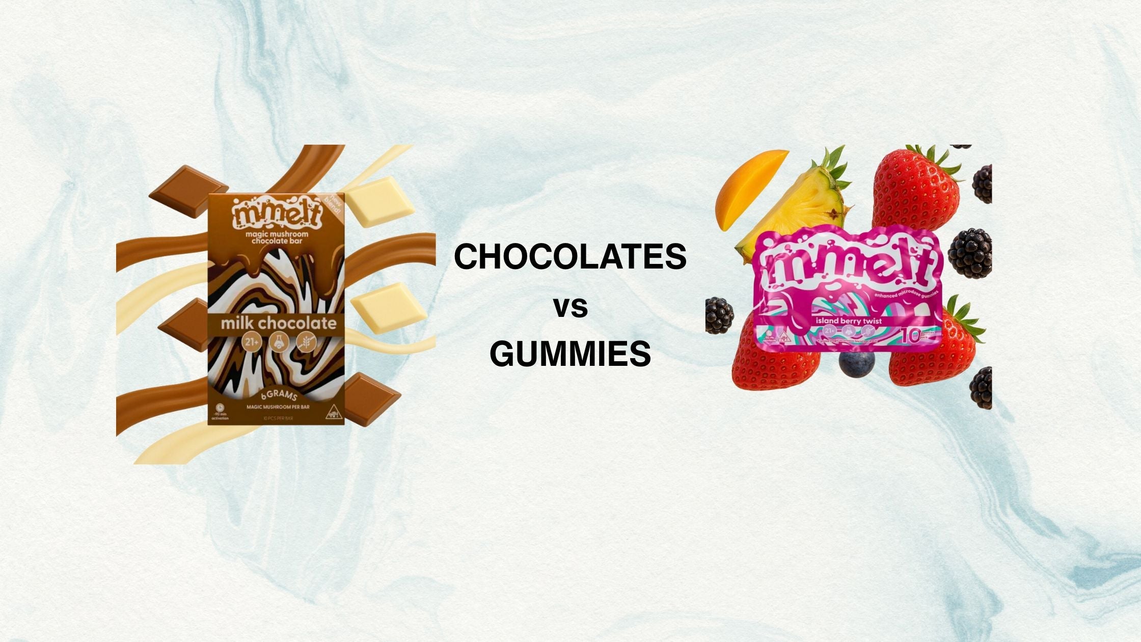 chocolate edibles vs gummies
