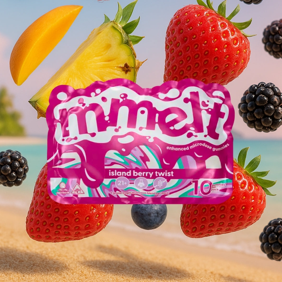 Island Berry Twist  - Mmelt Mushroom 10 Ct Gummies