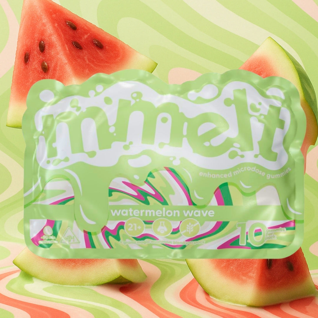 Watermelon Wave - Mmelt Mushroom 10 Ct Gummies